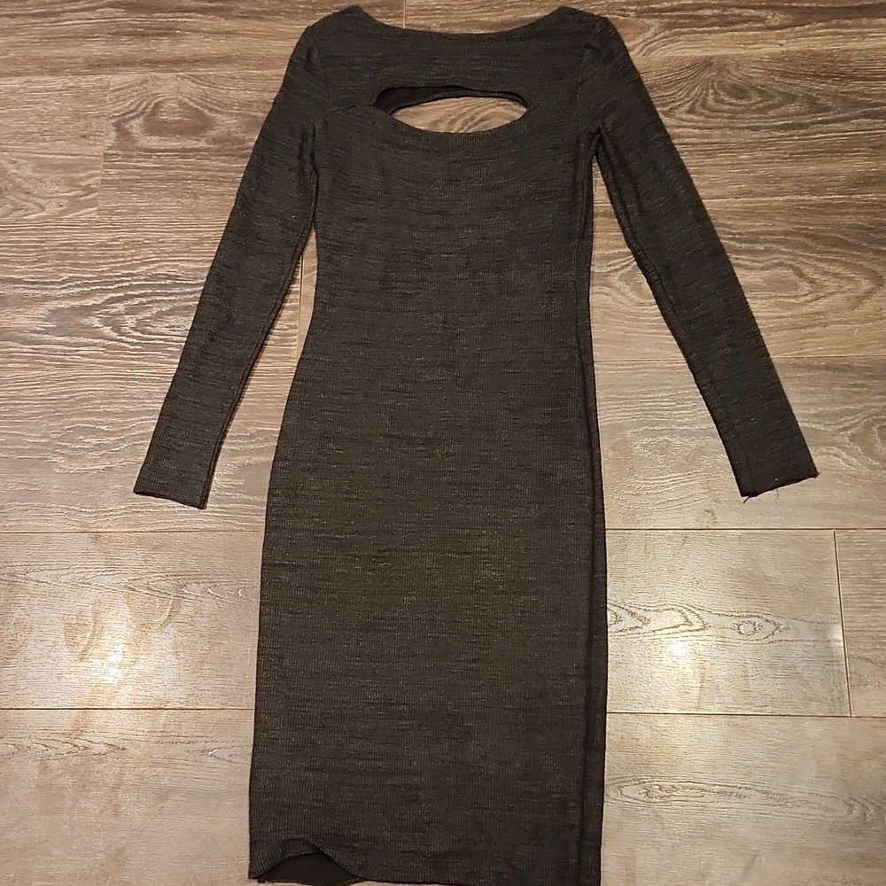 ❤️ BAILEY 44 SOCIAL LIFE SHEATH MIDI DRESS, CHARCOAL, SMALL - Picture 11 of 11